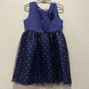 Girls blue dress size 6 by Aviva girls